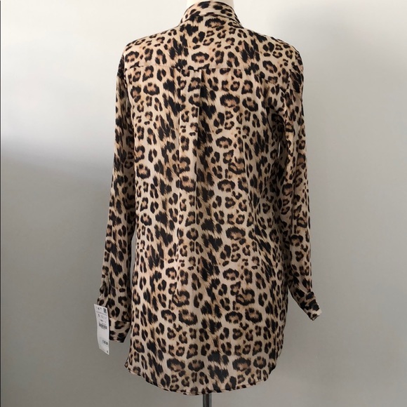 🚫SOLD Zara leopard print button down - Picture 5 of 8